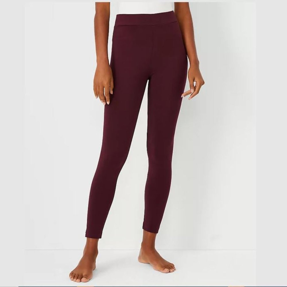 Ann Taylor Essential Leggings Crushed Blackberry NWT